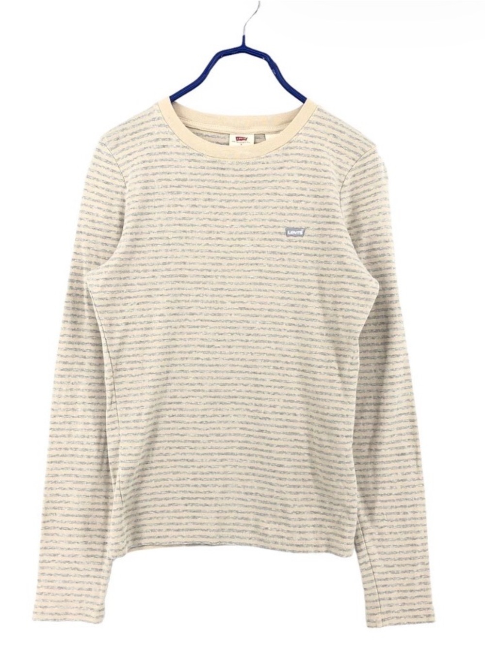 Levi's Beige and gray Striped Shirt